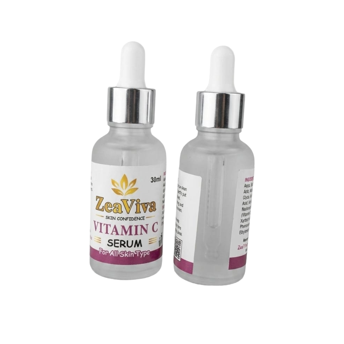 ZeaViva Vitamin C Serum 30ml – Hydrating & Brightening Face Serum Pakistan - Image 3
