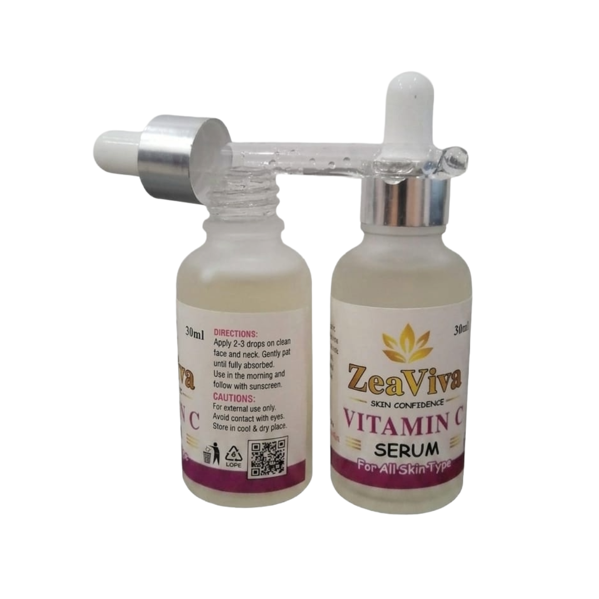 ZeaViva Vitamin C Serum 30ml Hydrating Face Serum Pakistan