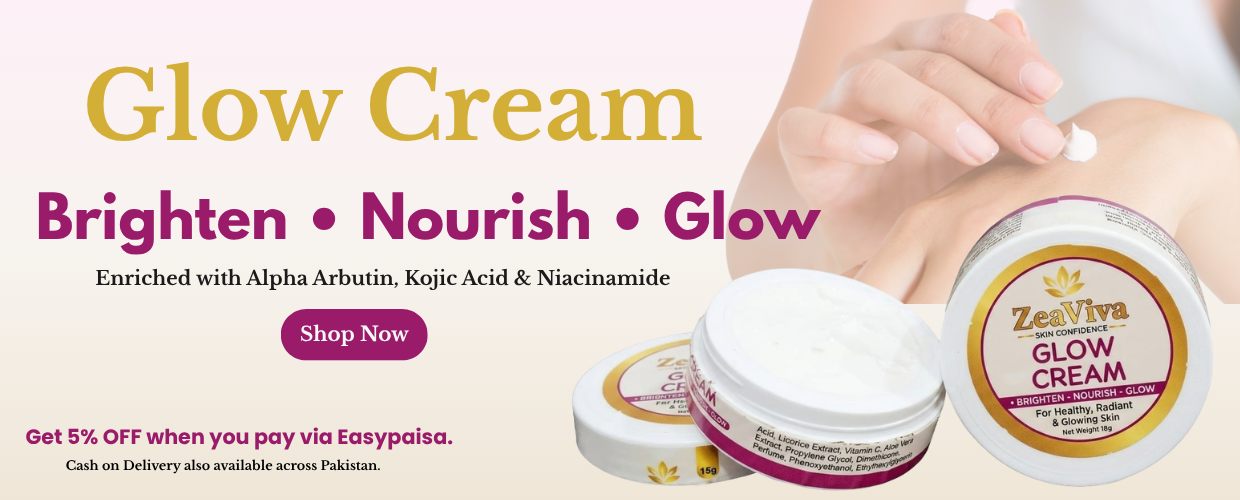 Zeaviva Glow Cream Banner